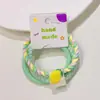 Set de Gomas Elásticas de Caucho de Alta Elasticidad para Mujeres para Atarse el Cabello, Sencillas y Duraderas, Cuerda para el Cabello No Dañina, Cuerda para Cola de Caballo Alta, Venta al por Mayor de Accesorios para el Cabello