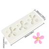 Molde de Silicona para Fondant de Flor de Girasol Flor de Margarita Molinillo de Chocolate DIY Decoración para Hornear Molde para Pastel
