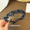 Diadema de Gipsofila Satinada con Dientes 2026 Nueva Cabeza de Calavera Superior Antideslizante Presiona el Cabello Hace que la Cara Parezca Más Pequeña Accesorio Versátil para el Cabello para Mujeres