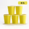 Vaso de papel de colores para niños, hecho a mano, para manualidades, engrosado, desechable, ecológico, para guardería, venta al por mayor