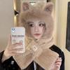Chapéu peludo colorido feito à mão feminino outono e inverno estilo coreano chapéu de malha combinando grande aquecedor de cabeça proteção de orelha quente chapéu de lã