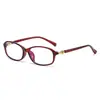 TikTok nuevas gafas de lectura para mujer anti luz azul moda elegantes gafas de lectura para madre espejo joven fabricantes al por mayor 1203
