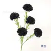5 cravos artificiais de haste única, flores de seda para decoração de casa e casamento, flores artificiais de haste única para decoração de hotel, flores artificiais de seda
