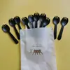 Pratos de Mesa para Bolo de Aniversário Conjunto de Pratos de Papel Pratos e Garfos Descartáveis Pratos para Assar Combinação de Garfo e Prato