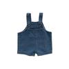 Conjunto de Ropa para Niños y Niñas 2026 Verano Nuevo Estilo Peto de Mezclilla para Niños Camiseta Blanca Conjunto de Dos Piezas Moderno y Elegante