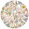 50 Pegatinas de Conejo de Huevo de Pascua Impermeables para Libro iPad Teléfono Móvil Taza de Agua Computadora Maleta Pegatinas Decorativas