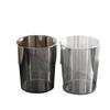 Lixeira de Celebridade da Internet Doméstica Acessível Luxo Transparente Quarto Banheiro Simples Escritório Sala de Estar Grande Capacidade Cesto de Papel Grande
