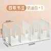 Soporte de Escritorio para Libros Estantería de Plástico Acrílico Transparente Soporte Biselado para Libros Soporte Almacenamiento Estante Exhibidor de Libros