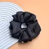 Elástico de Cabelo Grande Mzoe para Cabelos Grossos, Prendedor de Rabo de Cavalo de Cetim Luxuoso, Inverno 2025