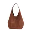 Bolso tote retro de ante para mujer, nueva colección otoño/invierno 2026, gran capacidad, adecuado para ir al trabajo, casual, versátil, bolso de hombro, y se puede llevar debajo del brazo