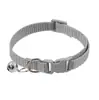 1.0 Collar de Color Ajustable Collar de Gato de Color Sólido Collar para Cachorro con Cascabel Sin Impresión Venta Directa de Fábrica En Stock