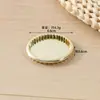 Tigela Miniatura Simulada, Prato de Jantar Mini, Prato de Pizza, Tigela, Balde de Frango, Balde Vazio de Oden, Prato Dividido, Prato de Grãos, Prato Octogonal