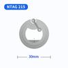 Etiqueta Adhesiva con Chip NFC Inlay Húmedo Chip 213 215 Etiqueta Digital Etiqueta NFC Antimagética Adhesivo Etiqueta Anti-Metal