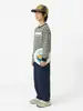 Ropa Infantil Dk Otoño Estilo Japonés Camiseta Rayada de Manga Larga para Niñas y Niños, Camiseta Básica Casual Elegante para Niños Pequeños y Mayores