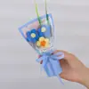 Flores Artificiais, Pompons de Flores Feitos à Mão, Lembrancinhas, Flores de Tricô, Mini Buquês, Flores Miniatura, Atacado de Flores Artificiais Transfronteiriço