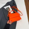 Bolso de Hombro Casual Urbano de Color Sólido 2025 Nuevo Bolso Casual Nueva Moda Simple Bandolera Bolso Cuadrado Pequeño