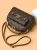 Bolsa Nueva para Mujer 2026 Transfronteriza Primavera y Verano Diseño de Nicho Bolso de Hombro Cruzado Bolso de Mano Estampado Bolso para Mamá de Mediana Edad para Mujeres