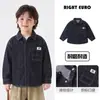 Jaqueta Jeans Europeia Masculina Outono Roupa Top 2026 Nova Roupa Infantil Crianças Bebê Criança Pequena Estilo Primavera Outono Roupas