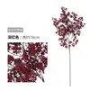 Planta Artificial Tallo Único Bayas de Acebo Bayas Rojas Materiales Florales DIY Venta Caliente Transfronteriza Flores Falsas Flor Artificial Simulación Ramo