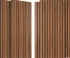 Fornecimento transfronteiriço de painéis acústicos com aparência de madeira, adesivos de parede autoadesivos de fibra de poliéster PVC para paredes de fundo de escritório, sala de estar e quarto
