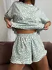 Pijama para Mujer Transfronterizo Ruso Popular Estampado de Leopardo