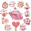 Bestseller transfronterizo decoración del Día de San Valentín imanes para refrigerador imanes para puerta de garaje decoración magnética navideña para el hogar ambiente de fiesta