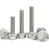 En Stock Acero Inoxidable 304 Tornillos de Brida Hexagonales Externos Dentados Ampliados M4~M16 Tornillos de Brida Antideslizantes Hexagonales Externos