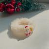 Outono e inverno pelúcia natal alce cabelo anel feminino internet celebridade 2022 novo elástico simples faixa de cabelo cabeça corda