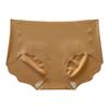 Base Líquida de Verano Pantalones de Cuero de Leche Sin Costuras de Cintura Media Alta Elásticos 10A Antibacterianos Delgados Transpirables Seda de Hielo Frescos Ropa Interior de Mujer