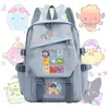 Mochila temática del Reino de Locke, azul aqua, con diseño de chispa, adecuada para niños y niñas, gran capacidad, versátil, ligera y de doble hombro