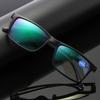 Gafas de lectura de doble luz anti-azul de doble propósito para cerca y lejos, para hombres y mujeres, patillas de resorte, lentes que se oscurecen gradualmente, gafas para la edad, gafas para personas mayores