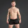 Pantalones Cortos para Hombre Músculo Secado Rápido Agujero Sexy Transpirable Deportes Playa Entrenamiento Fitness Ocio Exterior Pantalones de Tres Puntos para Hombre