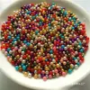 Cuentas Redondas Pequeñas Sólidas No Porosas de 2 mm Materiales para Manualidades DIY Transparente Rojo Negro Dorado Plata Coloridas Adhesivas de Vidrio Sueltas