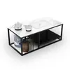 Nuevo Juego de Mesa de Té para Oficina Estilo Italiano Área de Lounge Simple Moderno Casual Sofá de Recepción Sofá para Reuniones de Negocios