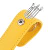 Juego de Seis Piezas de Cucharas para Oídos, Cucharas para Oídos de Acero Inoxidable, Cucharas para Oídos Espirales de Doble Cabeza, Herramientas Portátiles para Limpiar Oídos, Limpiador de Oídos