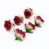 Flores Artificiales de Comercio Exterior Rosa de Seda Cabeza de Flor Artificial Accesorios de Decoración DIY para el Hogar Navidad Año Nuevo Boda