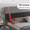 Cama de Casal Moderna Minimalista para Quarto Principal, Camas com Armazenamento Estilo Tatami 1,5m, Cama Especial para Apartamentos de Aluguel, Cama com Armazenamento Estilo Painel