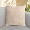 Funda de Almohada de Pana a Rayas Cobertor de Cojín para Oficina Moderno Cojín de Respaldo para Sofá Simple Cintura Color Sólido Mesita de Noche