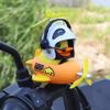 Lindo Pato Amarillo Submarino Adornos de Pato para Coche Motocicleta Autopropulsada Motocicleta Eléctrica Adornos de Coche a Batería Accesorios