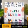 Álbum de Fotos DIY Autocolante com Cobertura de Filme Feito à Mão de 18 Polegadas Álbum de Crescimento de Bebê e Crianças Álbum Memorial Universal para Família