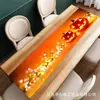 Mantel Transfronterizo de Halloween Estilo Nórdico Americano con Acabado de Alta Gama, Banderín Decorativo para Mesa de Comedor con Temática de Fantasmas, Banderas Personalizadas