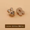 Botões de Plástico Coloridos de Coelho e Urso de Desenho Animado para Casacos, Suéteres, Vestidos de Crianças, Botões Decorativos Fofos para Costura à Mão