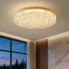 Lámpara de techo para dormitorio de lujo ligero estilo italiano, nuevo modelo 2026, luminaria creativa con retroiluminación de alta gama para protección ocular para dormitorio principal