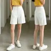 Shorts de algodón Tencel de cintura alta estilo coreano hechos a medida para mujer, nuevo estilo verano 2026, holgados y adelgazantes, ropa urbana
