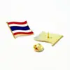 Tailandia Insignia de Bandera de Metal Broche Insignia Joyería Insignia de Pin de Solapa de la Bandera de Tailandia