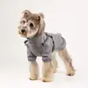 Capa de Chuva Impermeável Refletiva para Esportes ao Ar Livre para Cães de Porte Pequeno e Médio como Teddy e Schnauzer