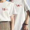 Camiseta Familiar de Verano para Pareja Hombres y Mujeres Año 240g Algodón Logo Personalizado Cuello Redondo Marca de Moda Manga Corta Camiseta Básica