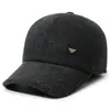 Novo Chapéu de Algodão Masculino para Exterior de Inverno para Homens de Meia-Idade e Idosos Vovô com Pelúcia Quente Boné de Baseball Proteção para Orelhas de Velho Proteção Contra Frio Chapéu Bico de Pato