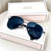 Gafas de Sol de Aviador, Protección Solar, Protección UV, Gafas de Sol de Alta Gama para Conducir, Montura Doble Puente Sapo Visera Solar