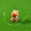Figuras de Capibara Lindas de Primavera para Paisajes en Miniatura, Decoración de Jardín DIY, Accesorios Colgantes, Adornos Pequeños
